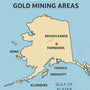 Alaska Gold Mining areas