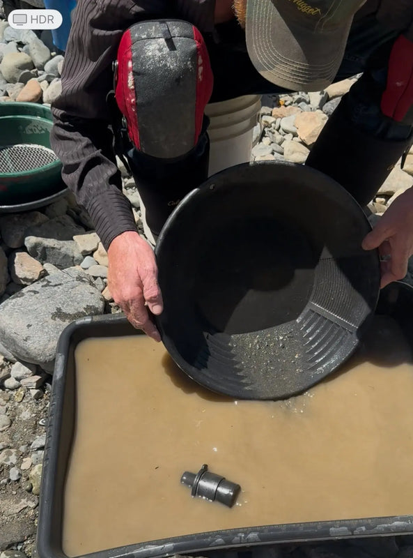 Gold-panning-too-quickly
