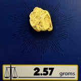 2.57 large gold nugget for sale from Bobby Nugget Gold 