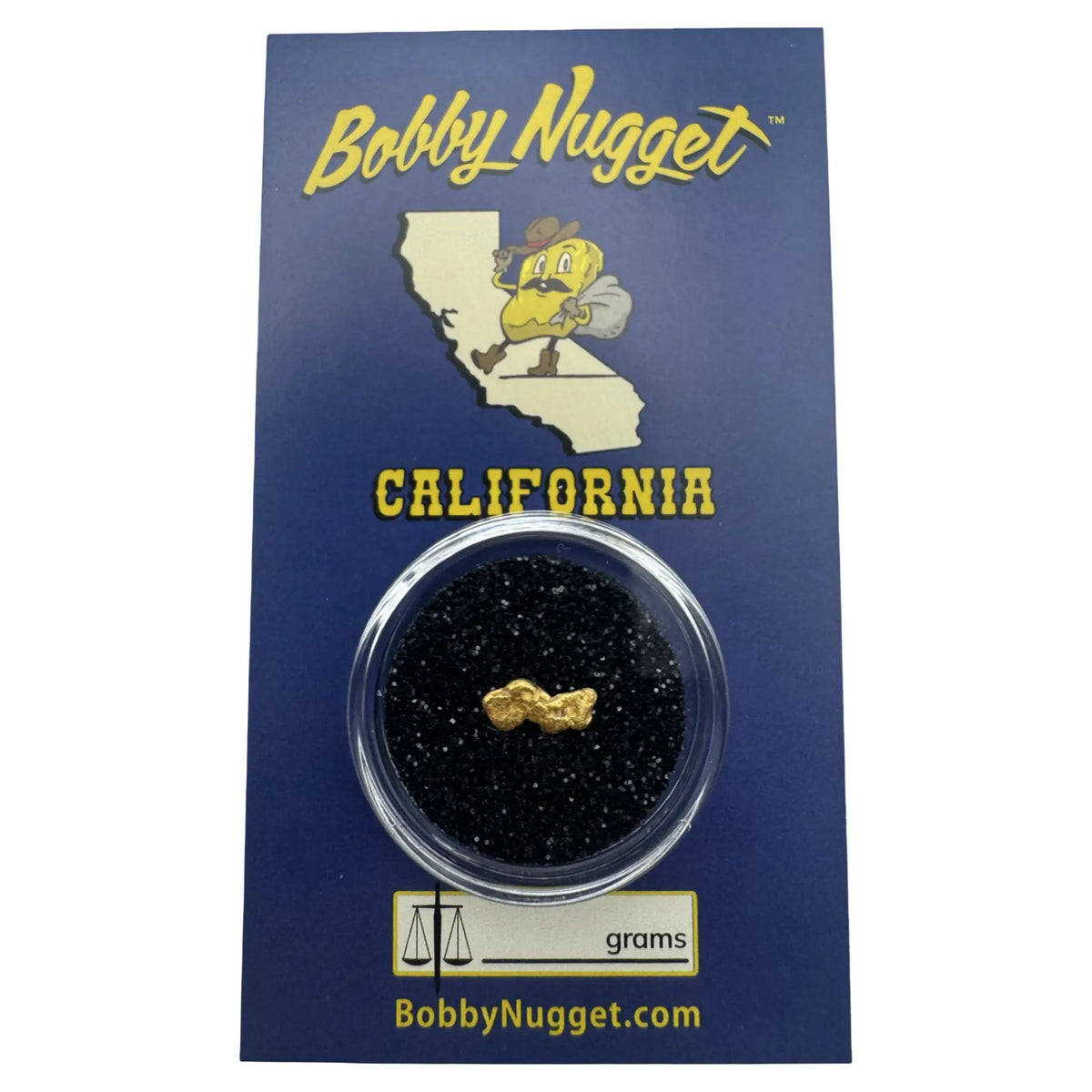 natural gold nugget from california