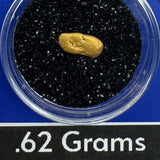 Gold Alaska nugget  weight and source.