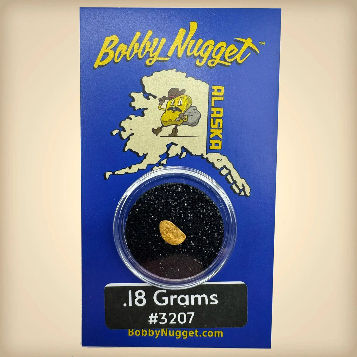 Raw Alaska gold nugget