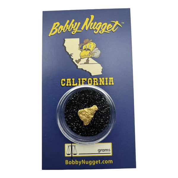 Gold Nugget for sale | California Gold Nugget  .84 grams + Lucky Bonus Bag | #0343 Bobby Nugget Gold