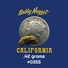 Natural California Gold Nugget .42 grams + Lucky Bonus Bag | #0355