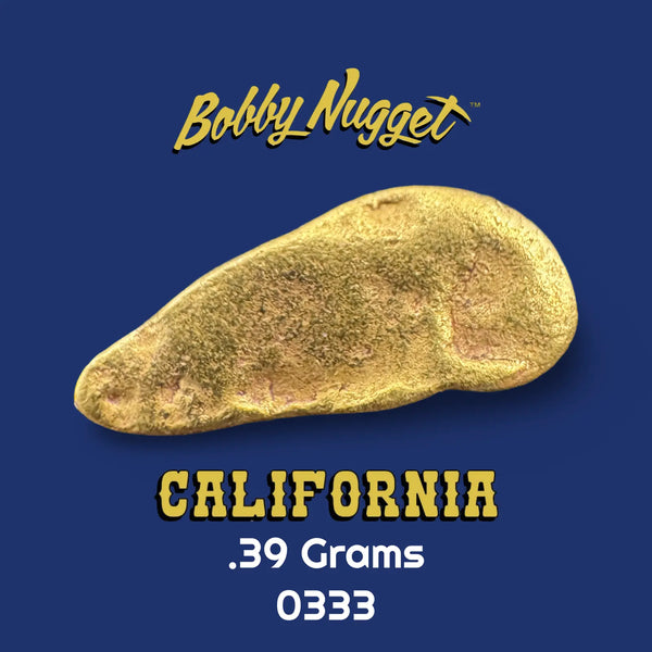 Gold Nugget for sale | California Gold Nugget  .39 grams + Lucky Bonus Bag | #0333 Bobby Nugget Gold