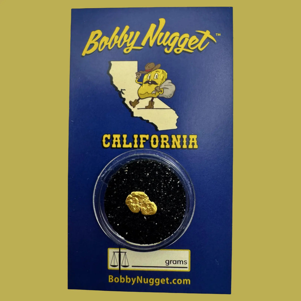 Gold Nugget for sale | California Gold Nugget  .51 grams + Lucky Bonus Bag | #0335 Bobby Nugget Gold
