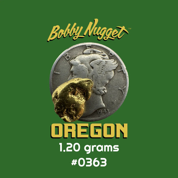raw oregon gold nugget
