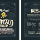 Buffalo Nickels Collection | Indian Head Nickel | Set of 25 | + Free Lucky Bonus Bag Bobby Nugget Gold