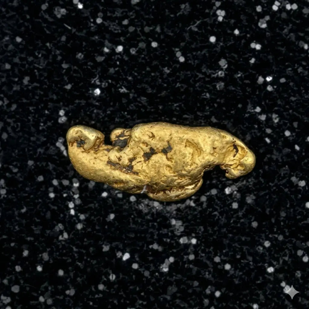 Oregon Gold Nugget for sale | Natural Placier Gold Nugget .35 grams | Free Shipping + Lucky Bonus Bag | #5011 Bobby Nugget Gold