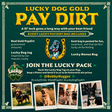 Lucky Gold Paydirt Prospecting Bag | Guaranteed Gold .88 Grams | Gold Rush Panning Concentrates + Lucky’s Bonus Bag Gift Inside Bobby Nugget Gold