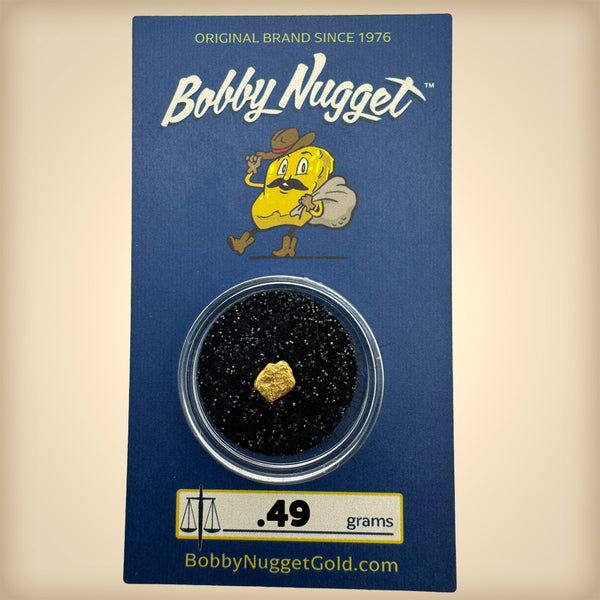 Gold Nugget | California Gold Nugget for sale .49 grams + Lucky Bonus Bag | #0196
