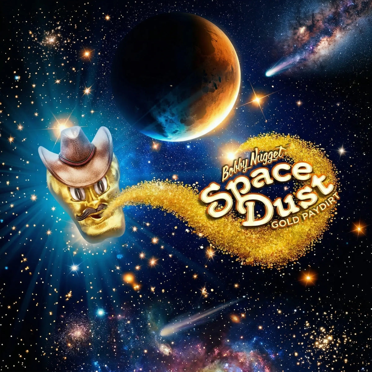 Gold Paydirt Space Dust! | .13 Guaranteed Gold | Space Dust Gold panning material by Bobby Nugget | + Lucky Bonus Bag Bobby Nugget Gold