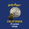 Gold Nugget for sale | California Gold Nugget  .74 grams + Lucky Bonus Bag | #0338
