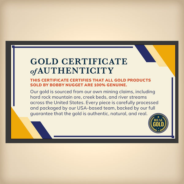 Raw Gold Nugget | Large California Gold Nugget for sale 2.41 grams + Lucky Bonus Bag | #1203