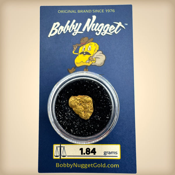 Gold Nugget for sale | California Gold Nugget  1.84 grams + Lucky Bonus Bag | #0229