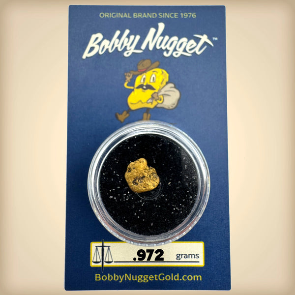 Gold Nugget for sale | California Gold Nugget  .972 grams + Lucky Bonus Bag | #0230