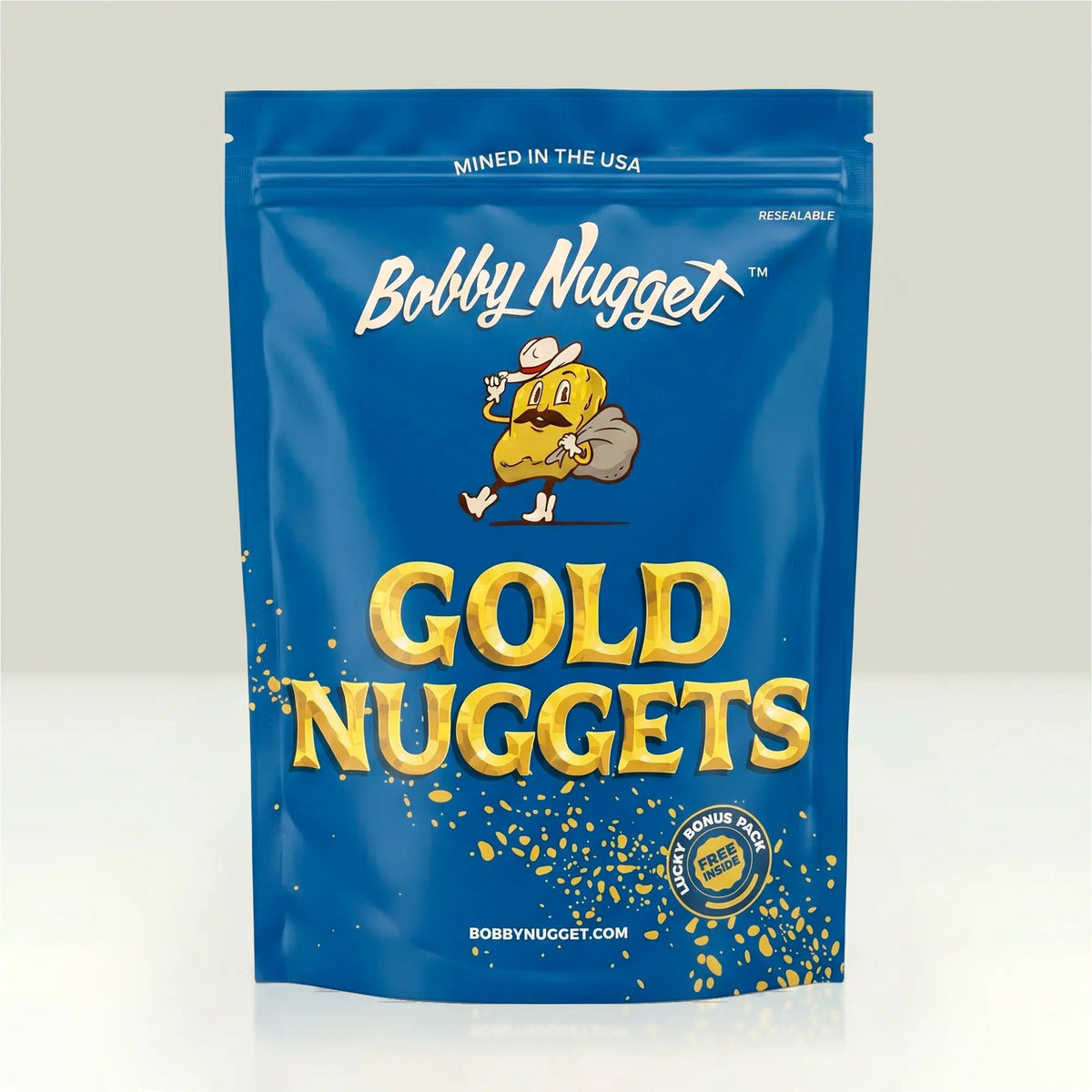 Gold Nugget for sale | California Gold Nugget  .66 grams + Lucky Bonus Bag | #0336 Bobby Nugget Gold