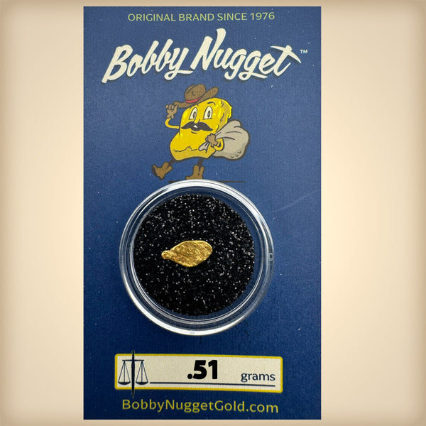Gold Nugget | California Gold Nugget for sale .51 grams + Lucky Bonus Bag | #0194