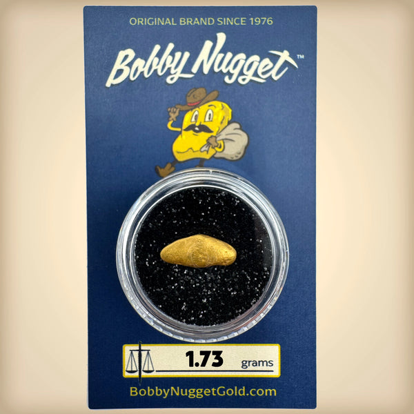 Gold Nugget for sale | California Gold Nugget  1.73 grams + Lucky Bonus Bag | #0228