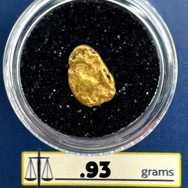 Gold Nugget for sale | California Gold Nugget  .93 grams + Lucky Bonus Bag | #0231