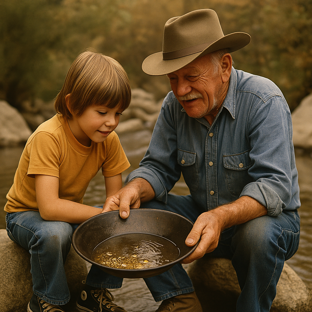 Gold-panning-for-paydirt