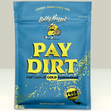 Bobby Nugget Pay Dirt with .50 grams of gold plus free lucky bonus bag inside