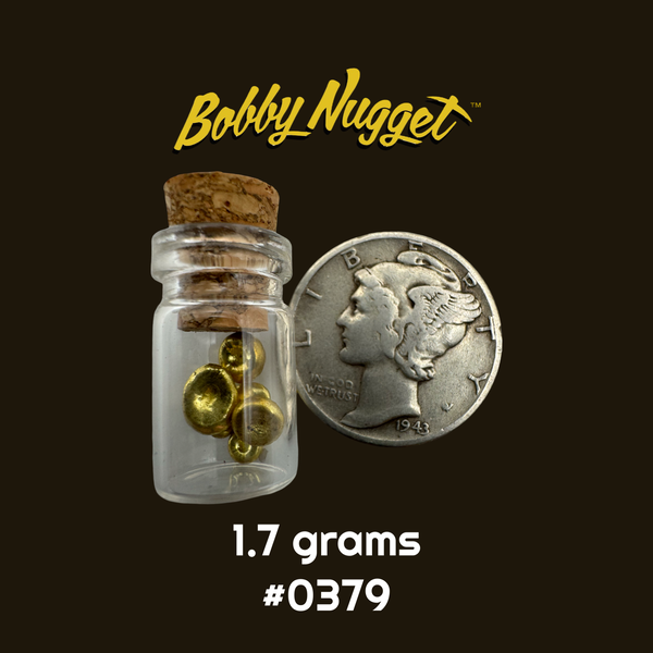 Hard Rock Gold Shot for Sale | Refined Natural Gold Shot + Lucky Bonus Bag | Bobby Nugget Gold Bobby Nugget Gold