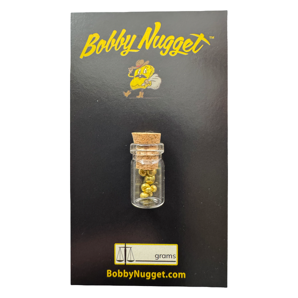 Hard Rock Gold Shot for Sale | 1.05 Grams Refined Natural Gold Shot + Lucky Bonus Bag | Bobby Nugget Gold #0382 Bobby Nugget Gold