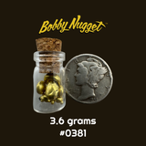 Hard Rock Gold Shot for Sale | 3.6 Grams Refined Natural Gold Shot + Lucky Bonus Bag | Bobby Nugget Gold #0381 Bobby Nugget Gold