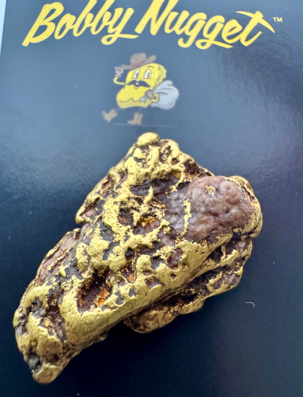 Large Gold Nuggets for sale | Museum sized Gold Nugget 33.2 grams + Lucky Bonus Bag | #0372 Bobby Nugget Gold