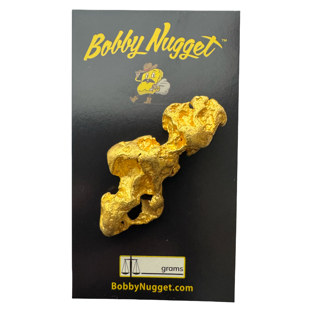 Large Gold Nuggets for sale | Museum sized Gold Nugget 46.7 grams + Lucky Bonus Bag | #0371 Bobby Nugget Gold