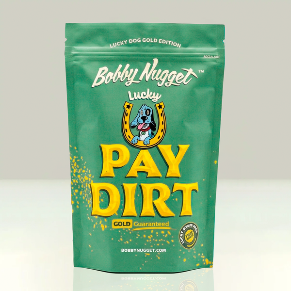 Lucky Gold Paydirt Prospecting Bag | Guaranteed Gold .88 Grams | Gold Rush Panning Concentrates + Lucky’s Bonus Bag Gift Inside
