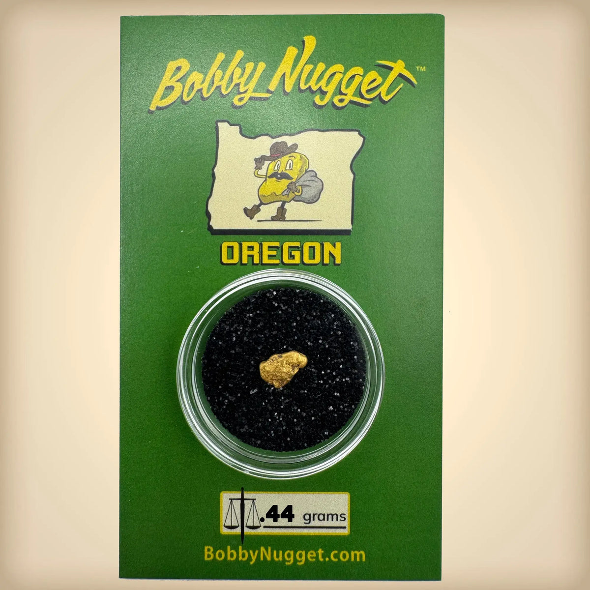 Raw Gold Nuggets for sale | Oregon Gold Nugget .44  grams + Lucky Bonus Bag | #0284