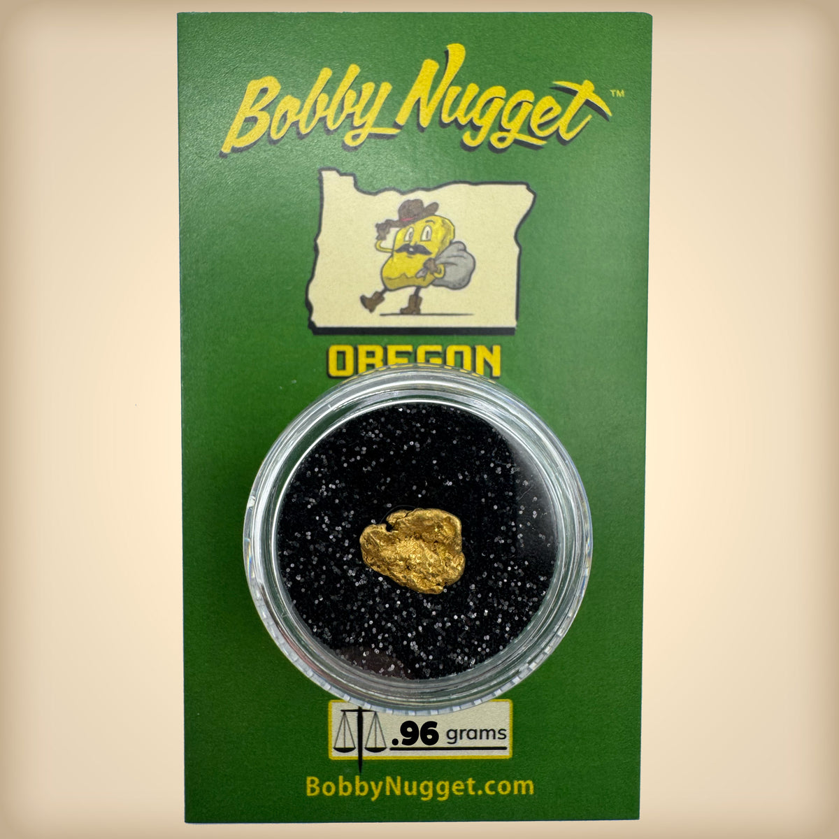 Raw Gold Nuggets for sale | Oregon Gold Nugget .96  grams + Lucky Bonus Bag | #0281