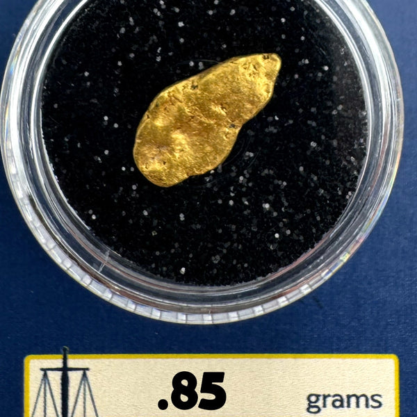 Gold Nugget for sale | California Gold Nugget .85 grams + Lucky Bonus Bag | #0223