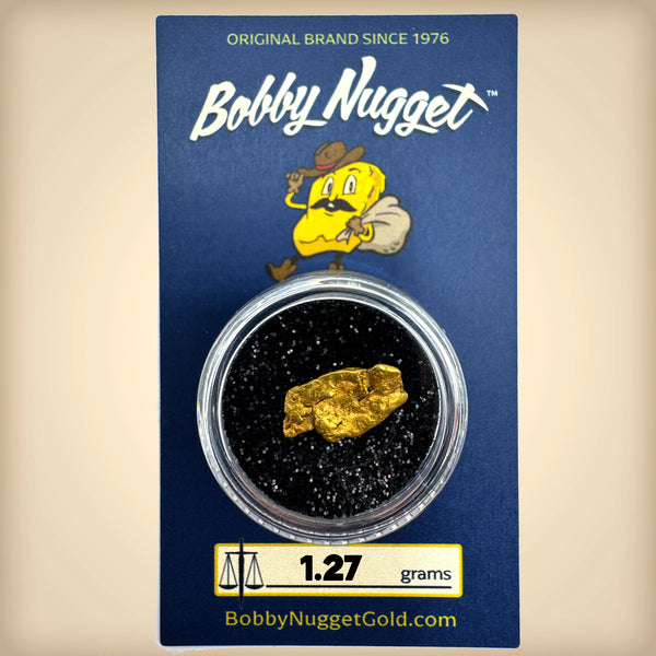 Buy Gold Nuggets for sale | California Gold Nugget 1.27 grams + Lucky Bonus Bag | #0224