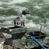 gold mining at river